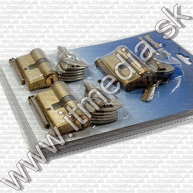 Image of ELCOM Cylinder Lock, 3-set 15-key 30x30mm (IT8578)
